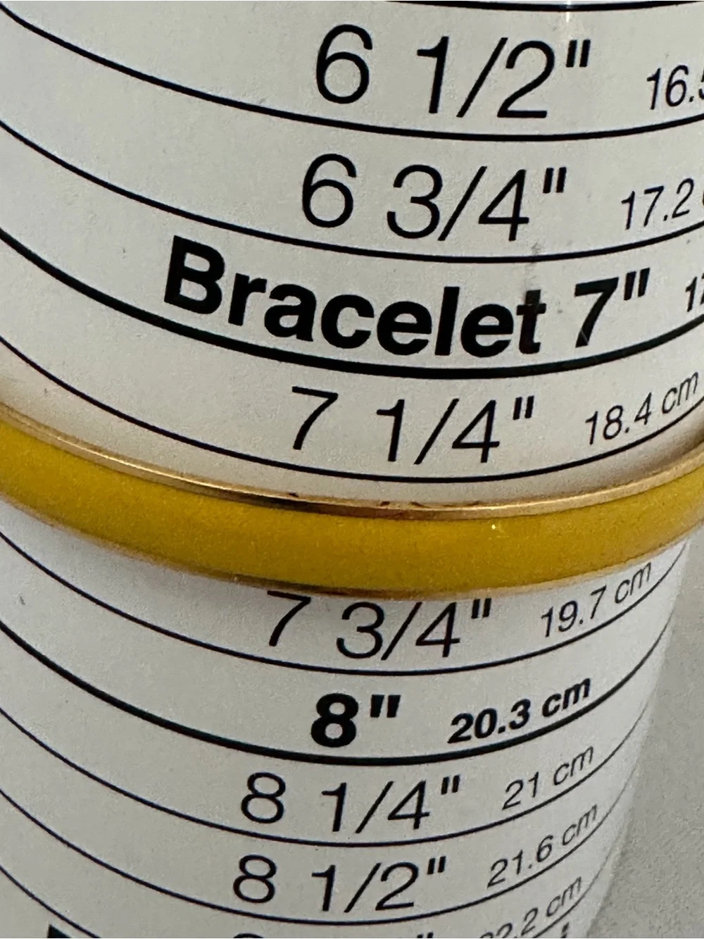 J. Crew Yellow Enamel Bangle with Gold Trim